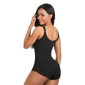 Shaperfx Shapewear Women Fajas Colombianas Tummy Control Bodysuit Black 3XL